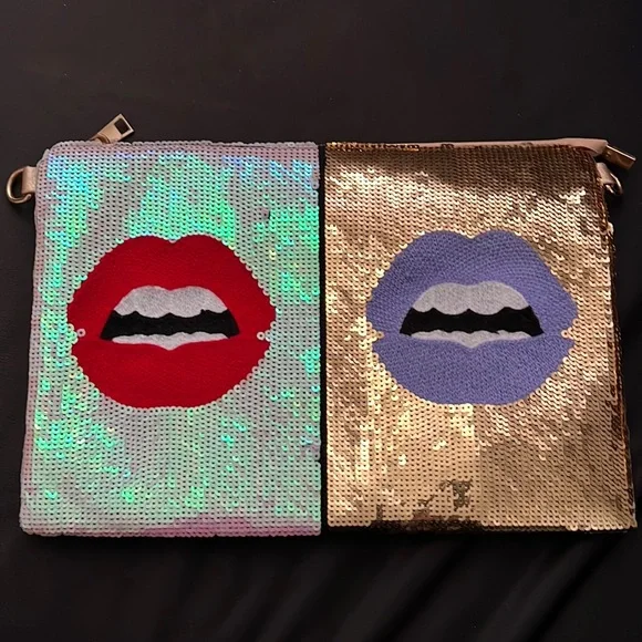 LIPS GLITTER BAG - Picture 1 of 4